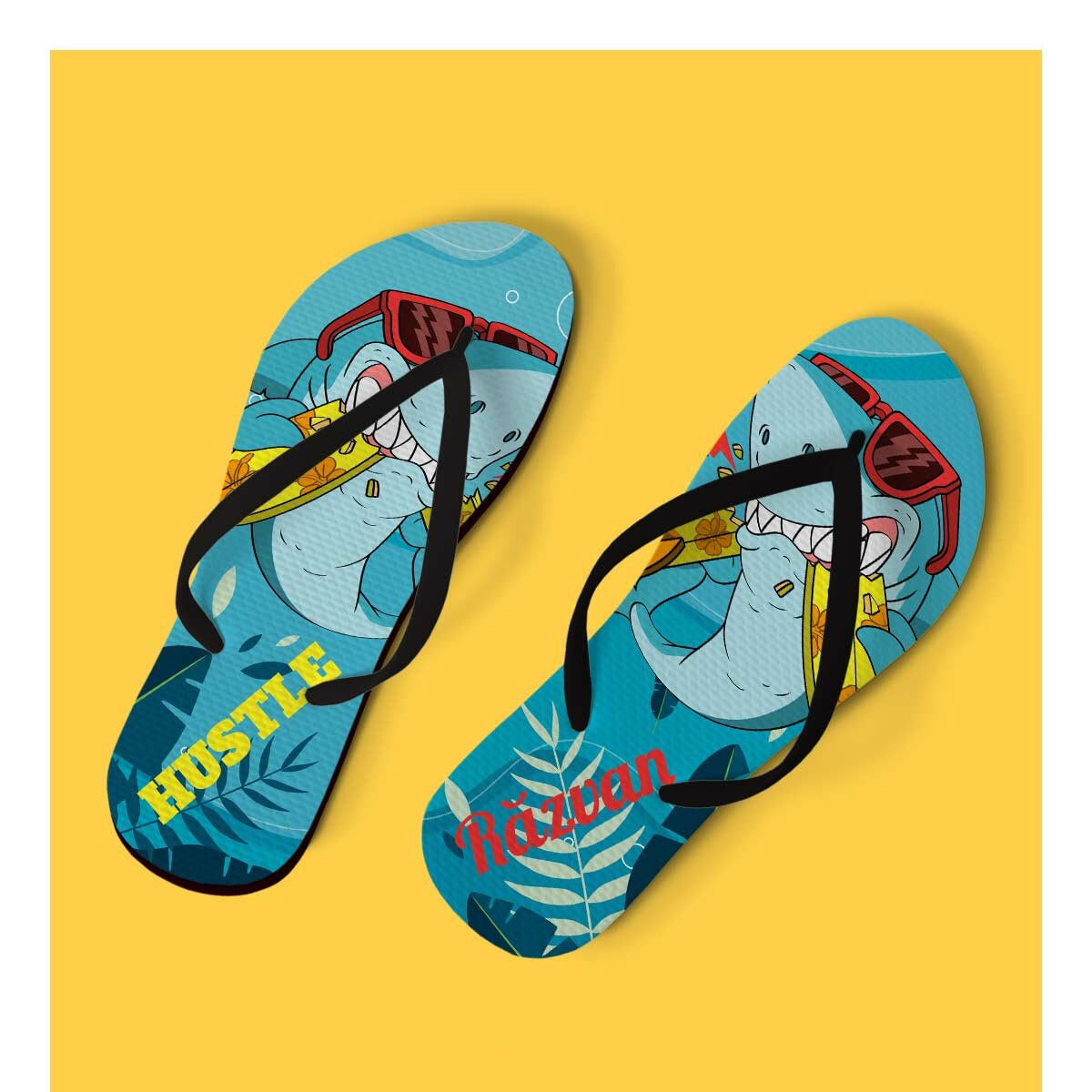 Personalisierte Strand-Flip-Flops