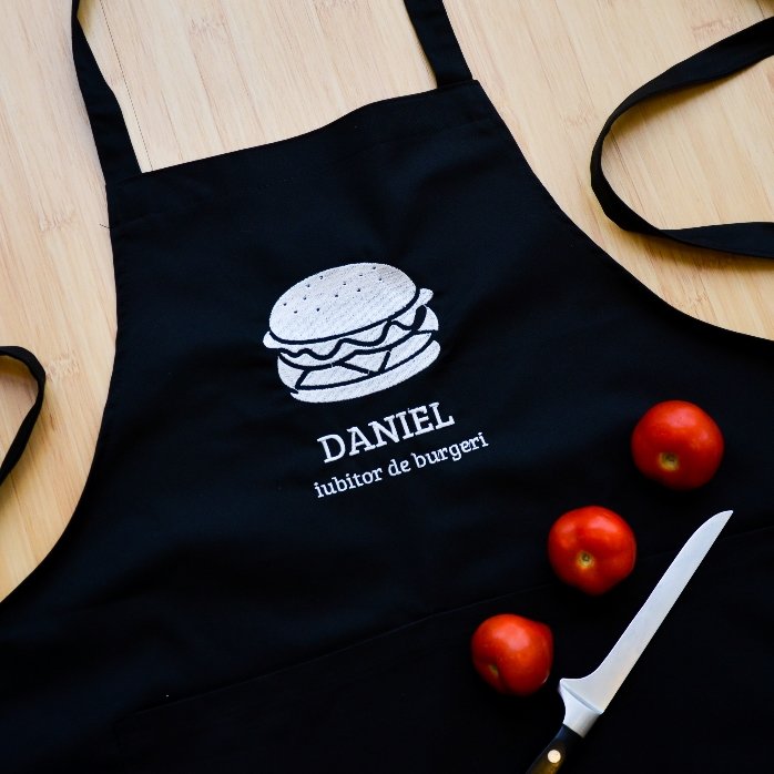 Individuelle Schürze – Burger-Liebhaber