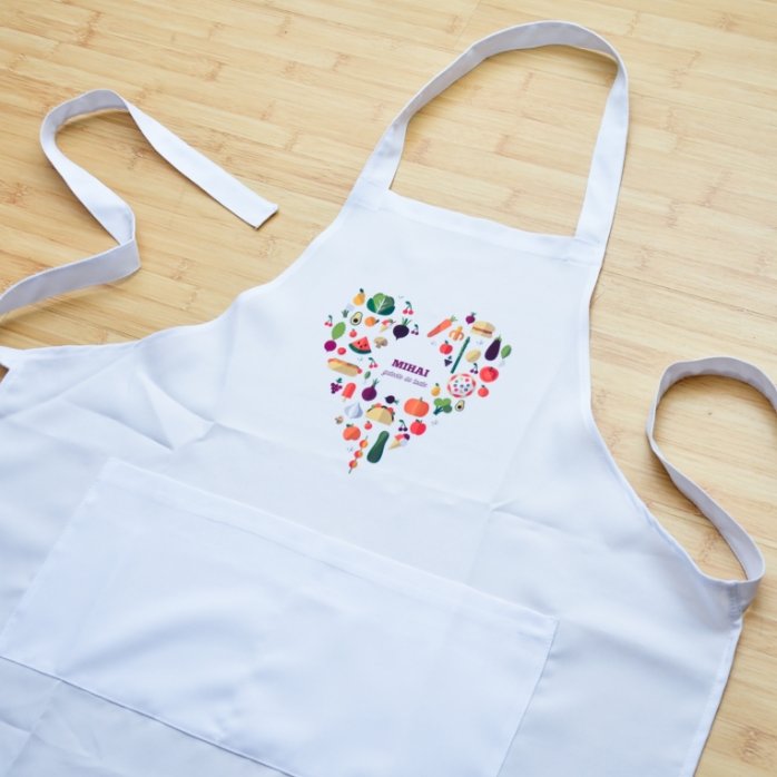 Individuell gestaltete Tasse mit Text – Motiv „Heart Food“