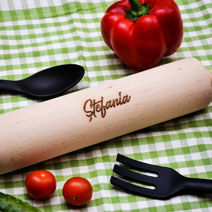 Individuell mit deinem Namen gestalteter Holz-Drehstift