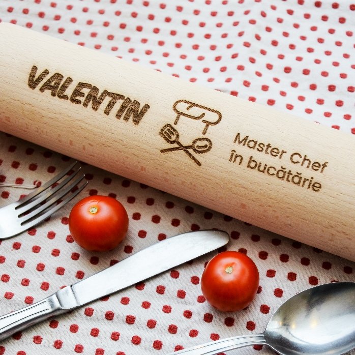 Individuell gestalteter Holzkochlöffel – MasterChef in der Küche