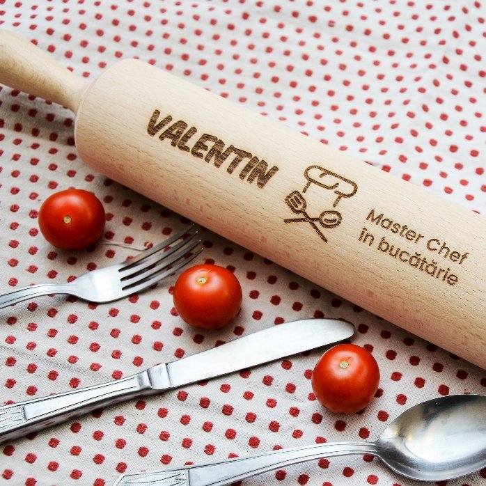 Individuell gestalteter Holzkochlöffel – MasterChef in der Küche