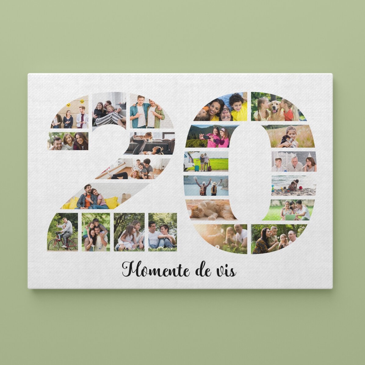 Individuell gestaltetes Landschaftsbild mit Fotos und Text – 20