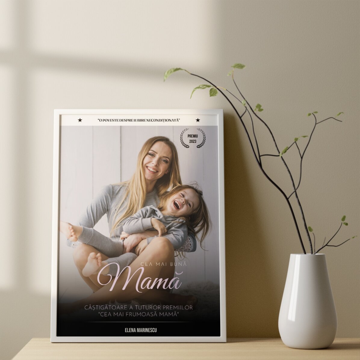 Individuell gestaltetes Bild mit Foto und Botschaft – Filmplakat
