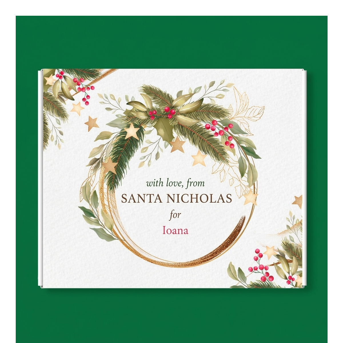 Personalisierte Pralinenschachteln zum Nikolaus