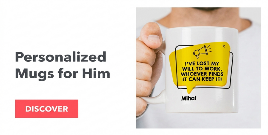 Personalisierte Tassen für ihn