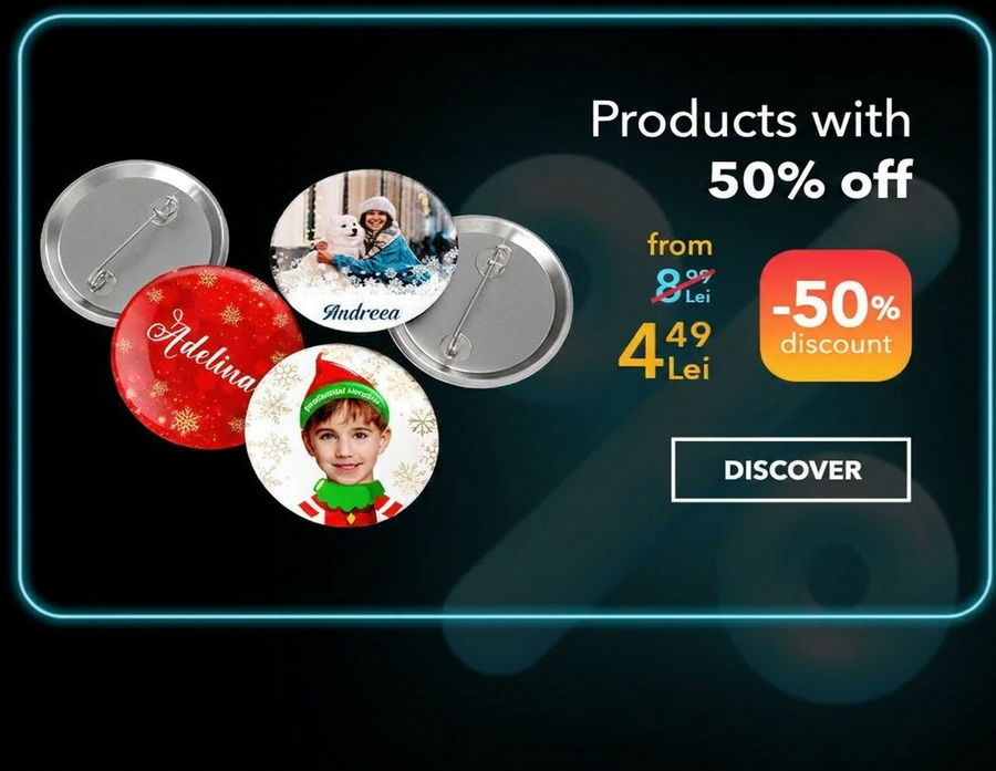 Personalisierte Geschenke mit 50 % Rabatt – Black Friday