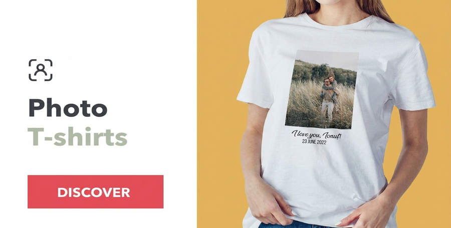 Personalisierte T-Shirts mit Fotos