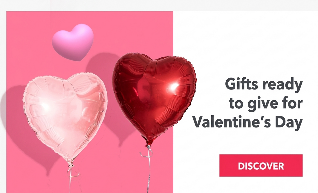 Fertige Geschenke zum Valentinstag