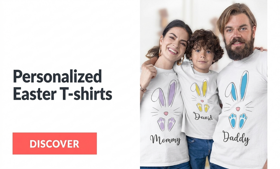 Personalisierte T-Shirts zu Ostern