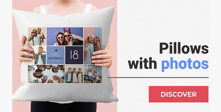 Personalisierte Kissen mit Fotos