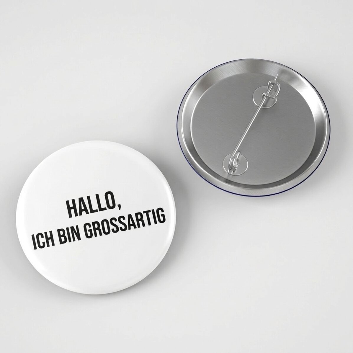 Personalisiertes Button mit Text