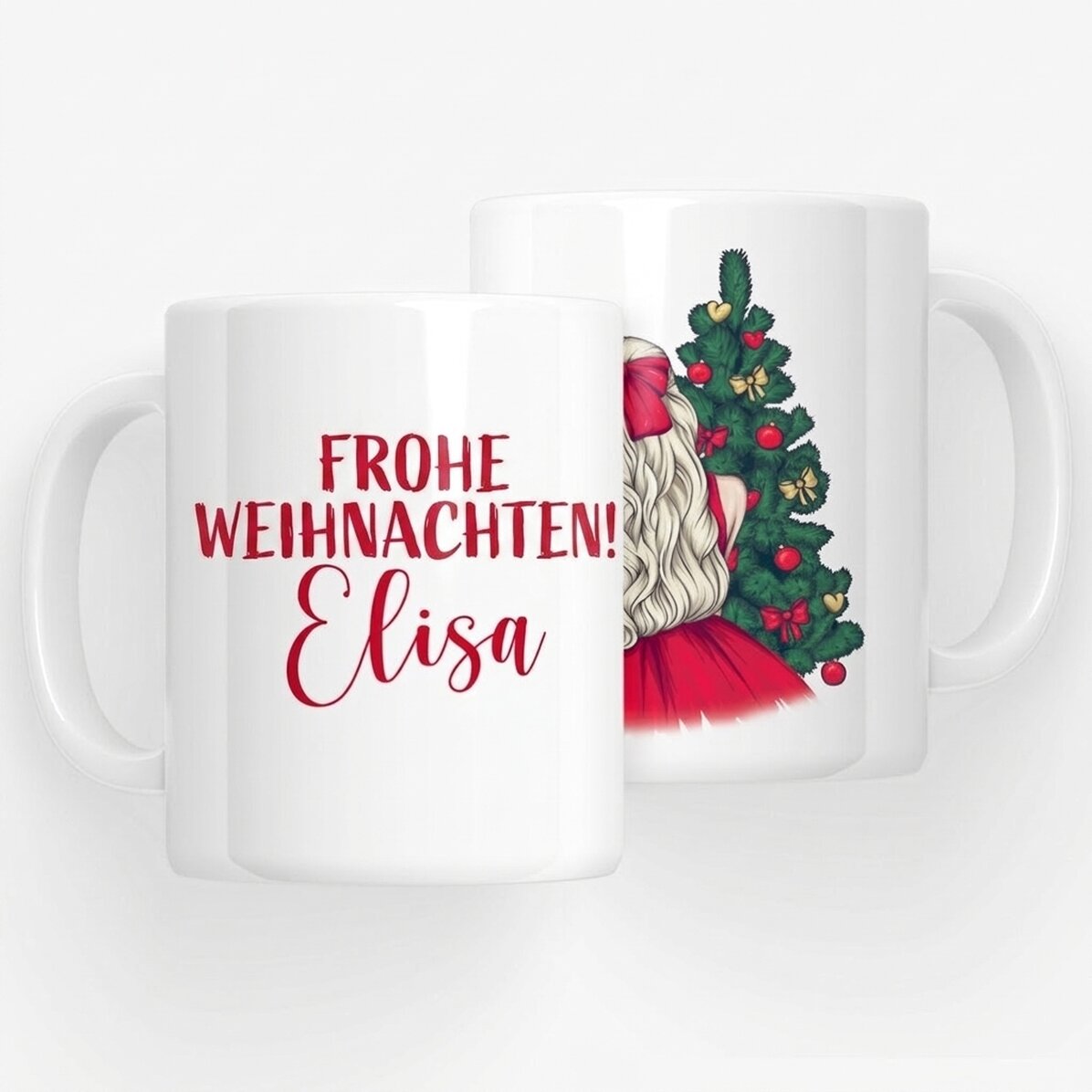 Personalisierte Tasse mit Namen – Christmas Princess