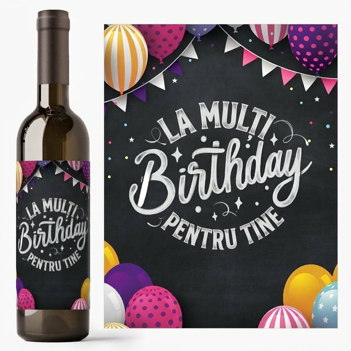 Personalisierter Wein – Happy Birthday To You