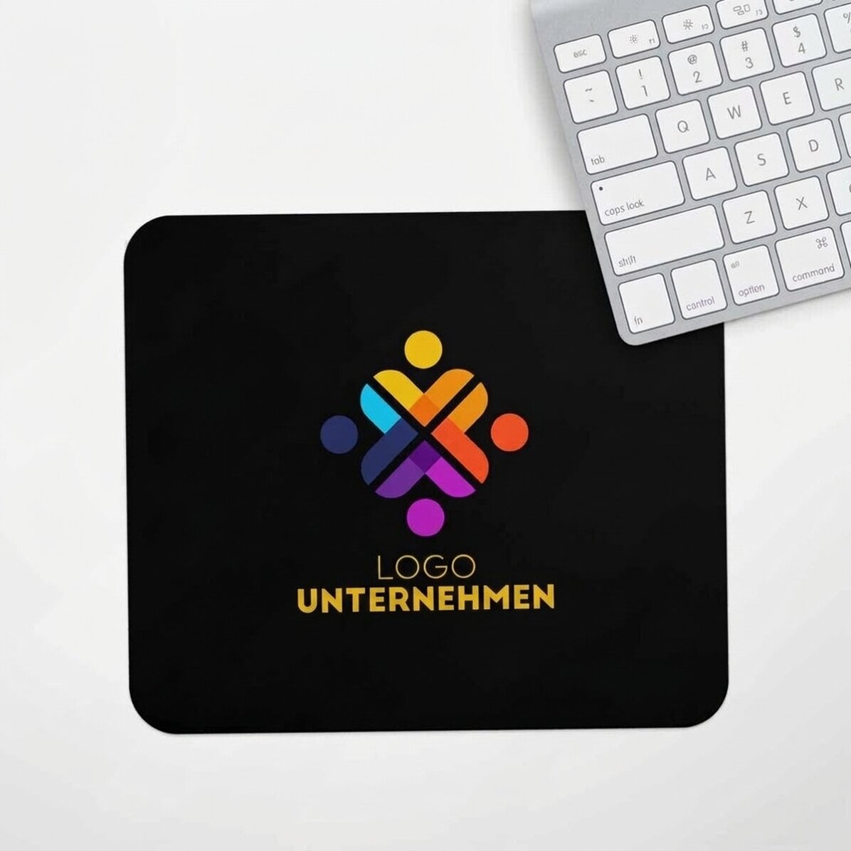 Individuell gestaltetes Mauspad mit Logo