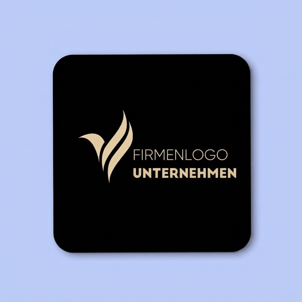Personalisierter Untersetzer mit Logo