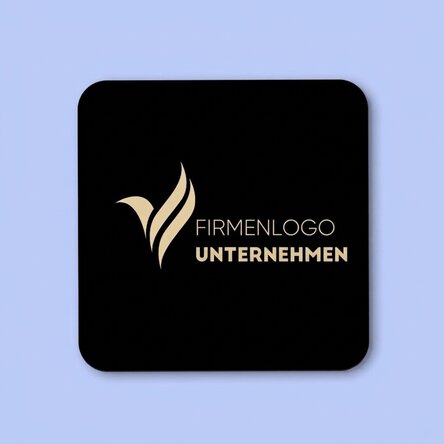 Personalisierter Untersetzer mit Logo