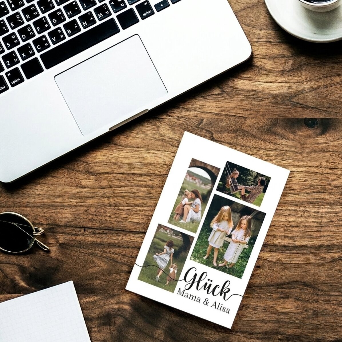 Personalisiertes Foto im Format 10 x 15 cm – Glück