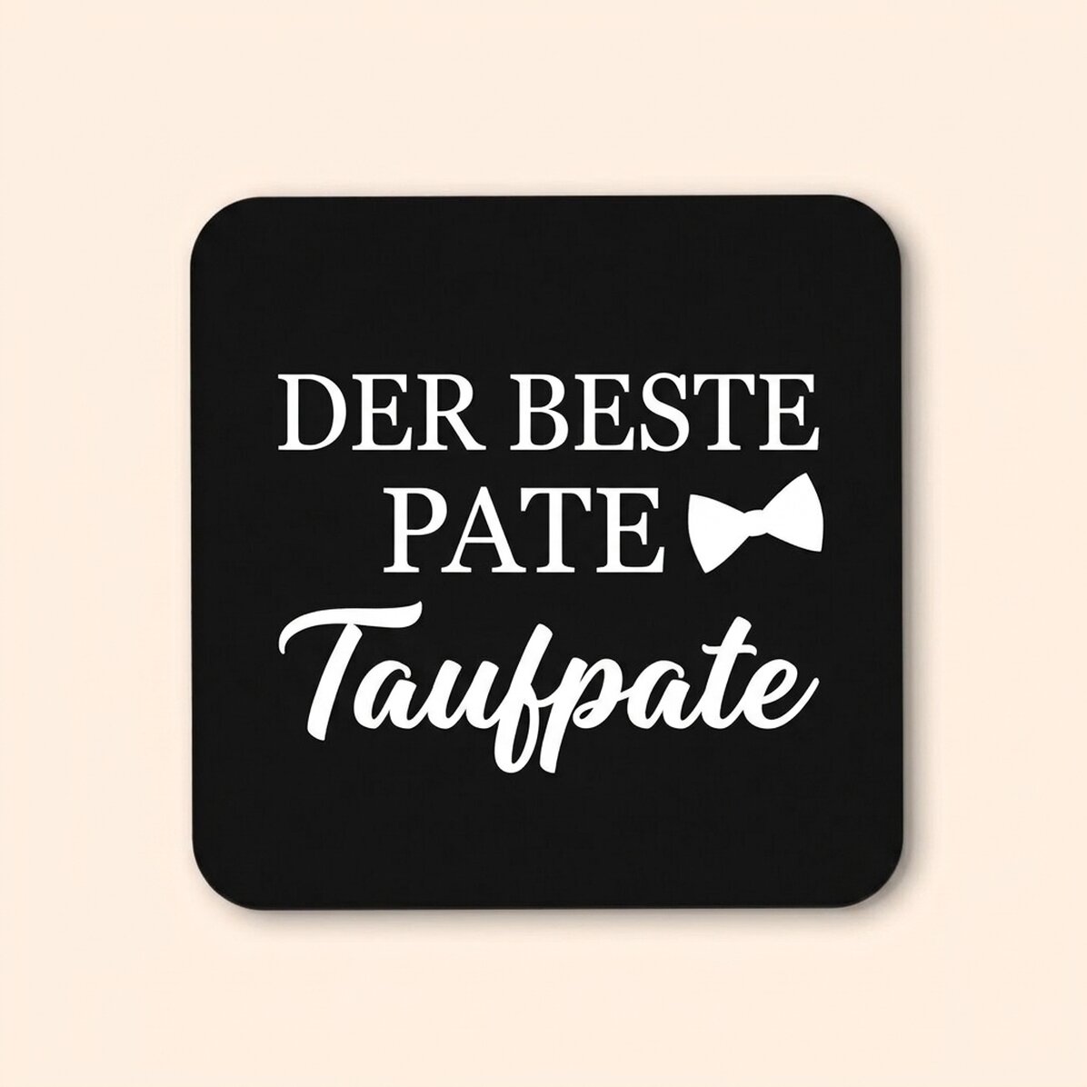 Individuell gestalteter Untersetzer für die Nase