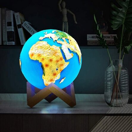 3D-Erdglobus-Lampe