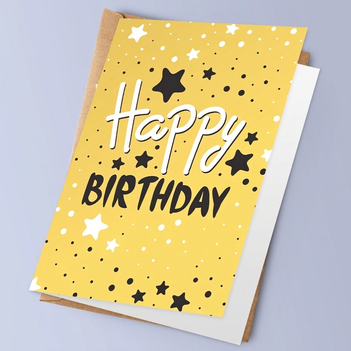 Personalisierte Grußkarte – Happy Birthday