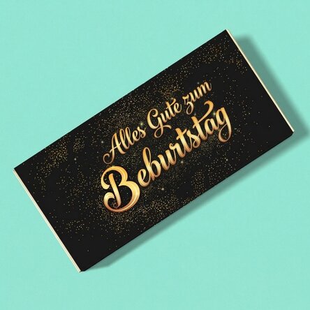 Personalisierte Schokolade – Happy Birthday to you!
