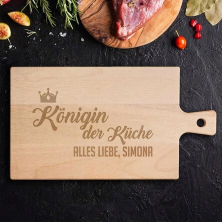 Maßgeschneidertes Schneidebrett – Queen of the Kitchen