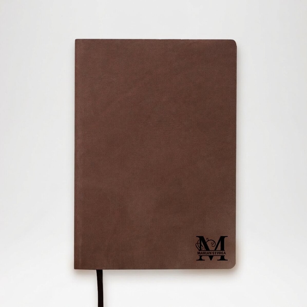 Personalisierter Terminkalender aus Leder mit Monogramm