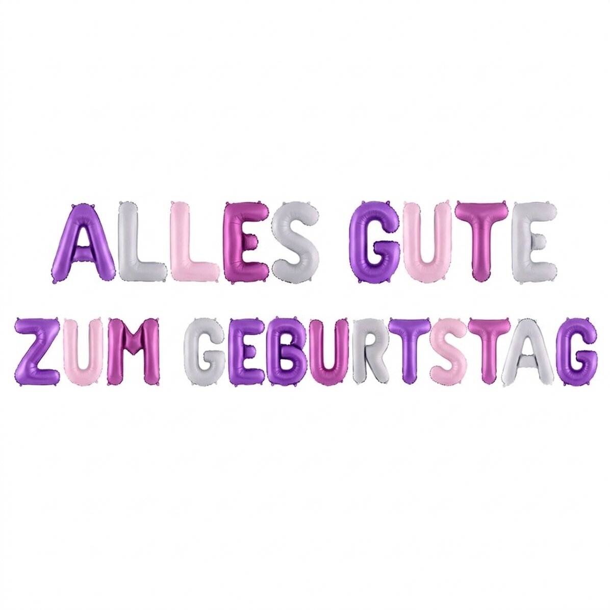 Luftballon-Set – „Happy Birthday“-Mix