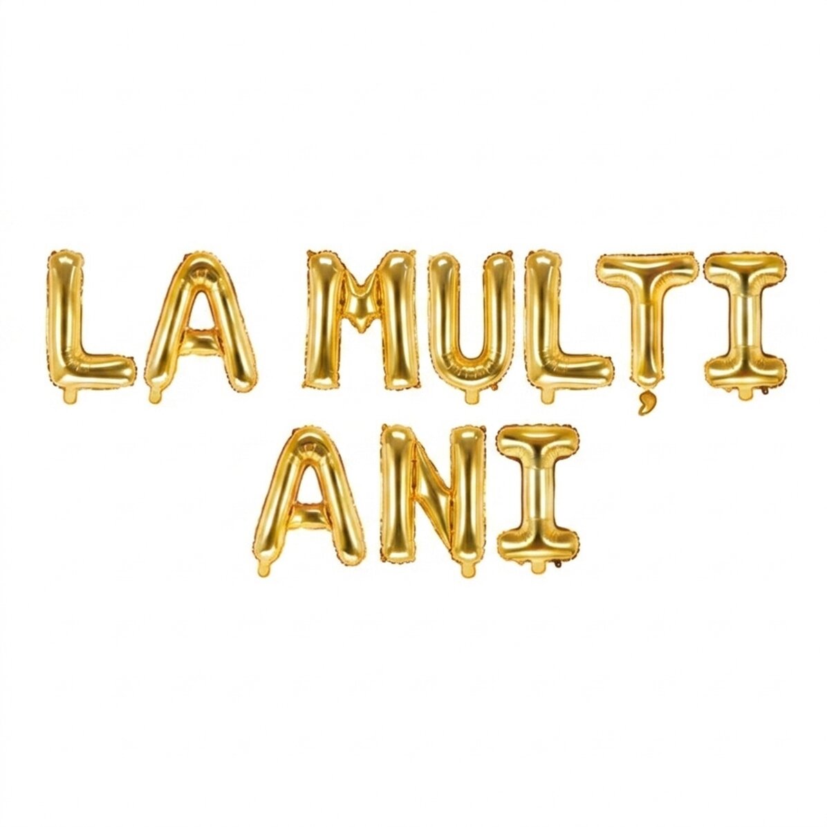 Ballon-Set – „Happy Birthday“ in Gold