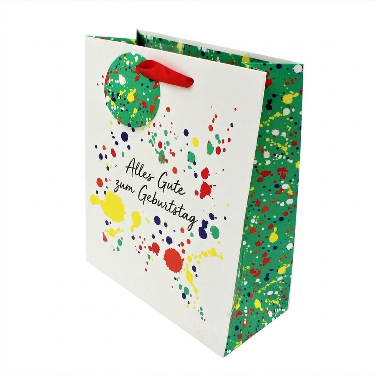 Geschenktüte – Modell „Happy Birthday Splash“