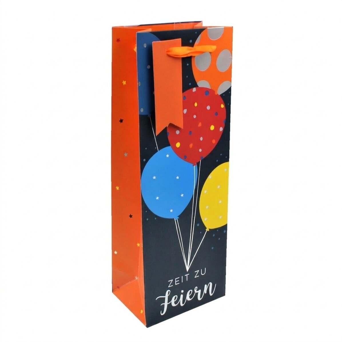 Geschenktüte für Getränke – Modell „Time to celebrate“