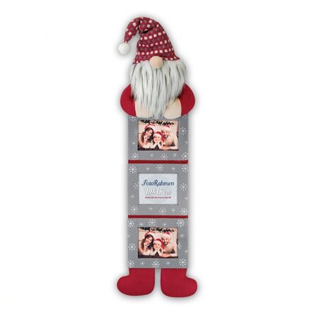 Spiridus-Weihnachts-Fotorahmen für 3 Fotos – Modell „Boris“