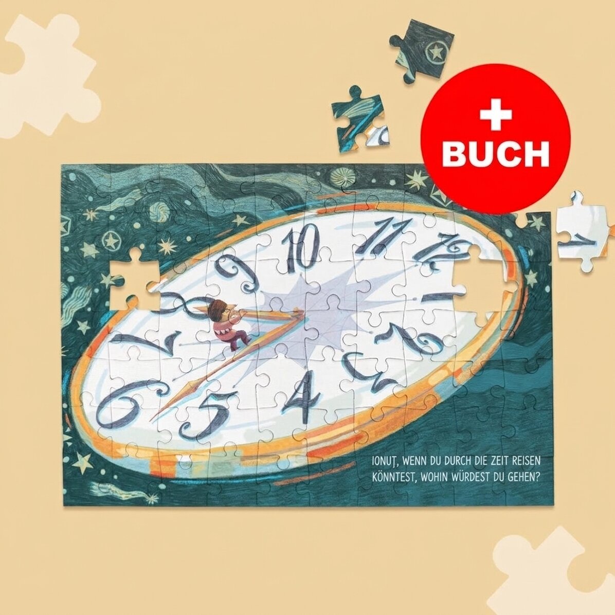 Puzzle-Set 28 x 19 cm und das Buch „Der Kreis“