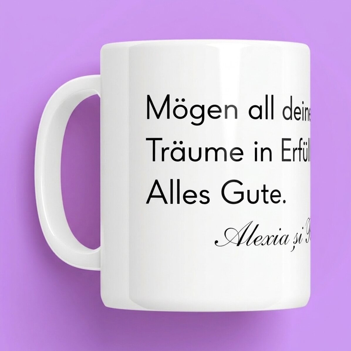 Personalisierte Tasse mit Text – Eine Botschaft für die Liebsten