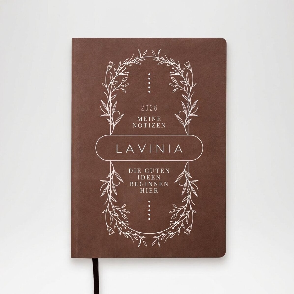 Personalisierter Terminkalender mit Text – Flowers