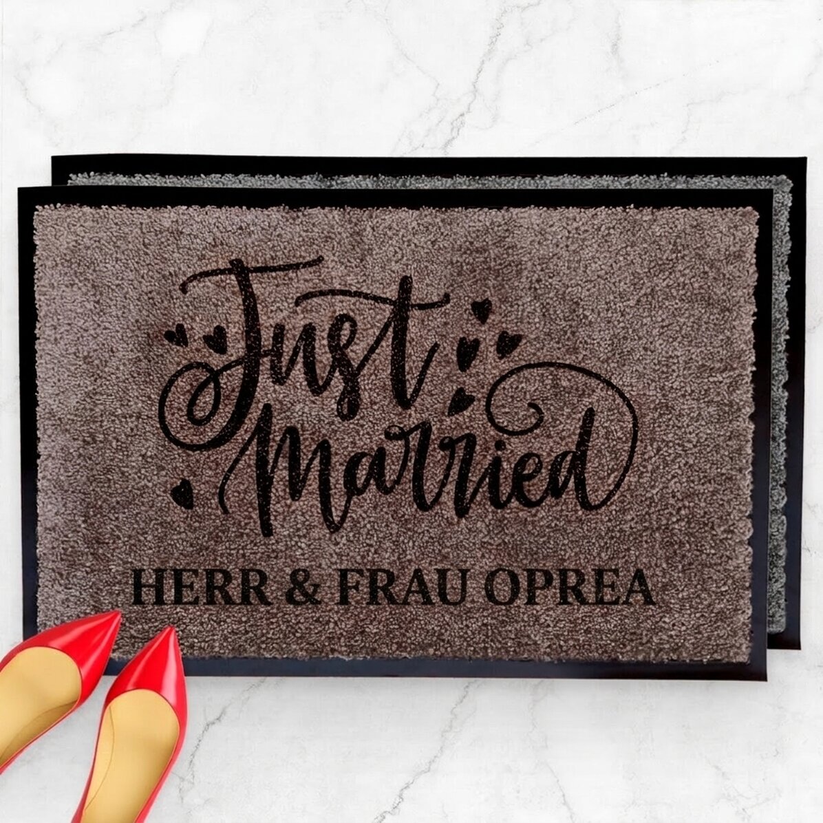 Eingangsmatte für den Innenbereich – Just married