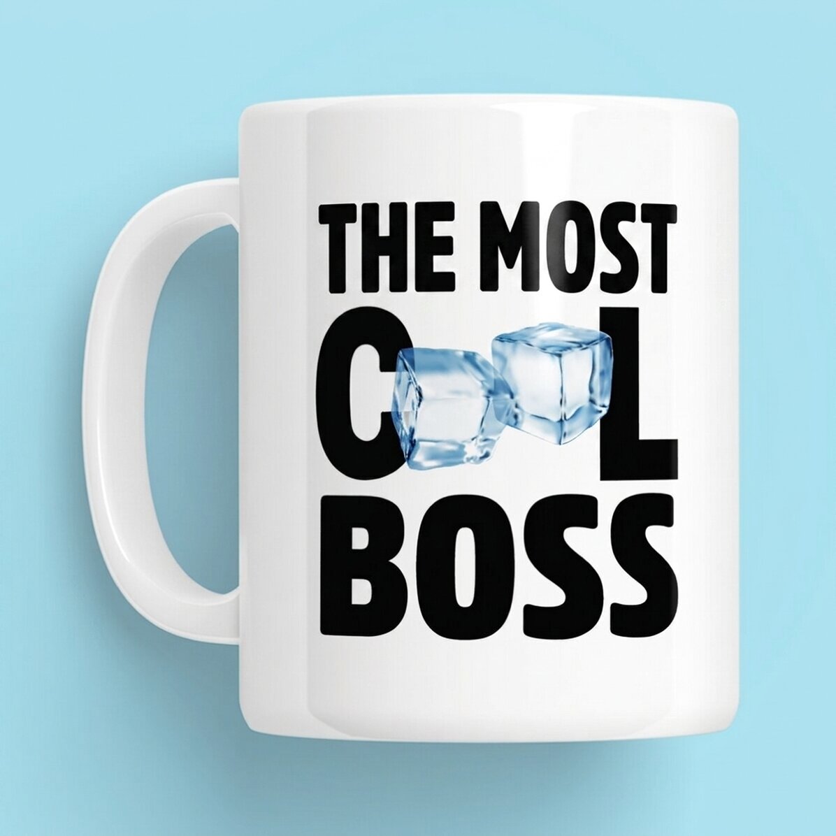 Personalisierte Tasse mit Aufdruck – Der coolste Chef