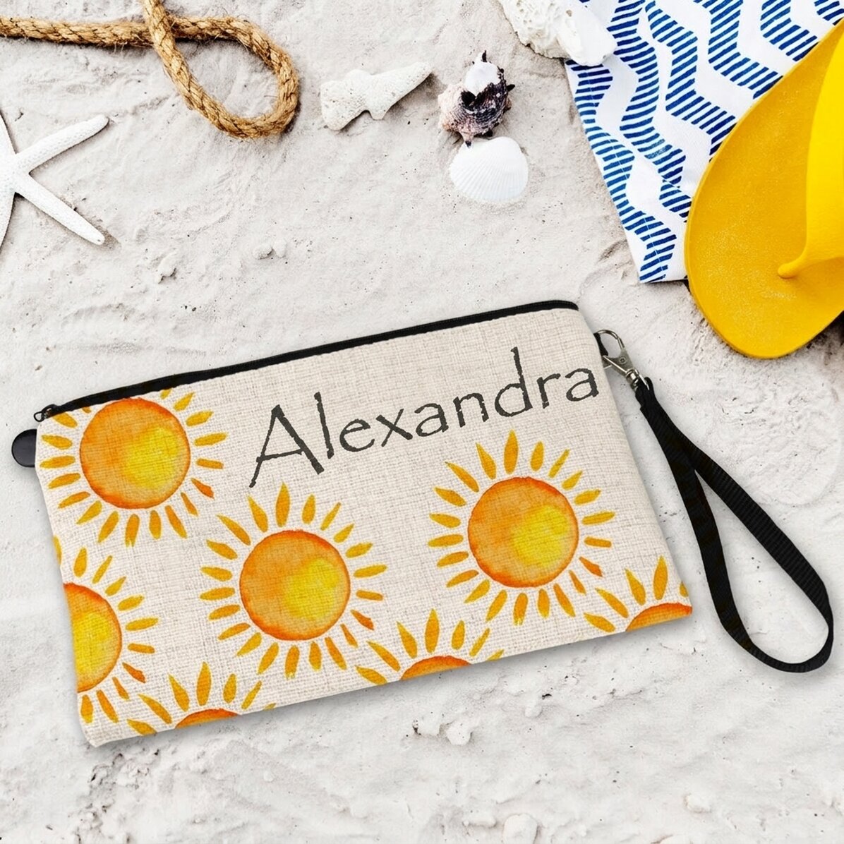 Personalisiertes Accessoire-Set mit Namen – Sun is up / Sonne