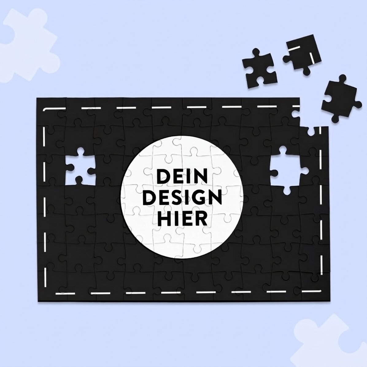 Individuell gestaltetes Puzzle mit deinem Motiv, 28 x 19 cm