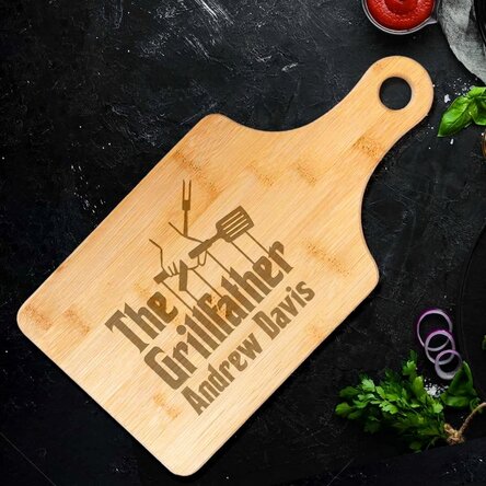 Individuell beschrifteter Fleischhacker – The Grillfather