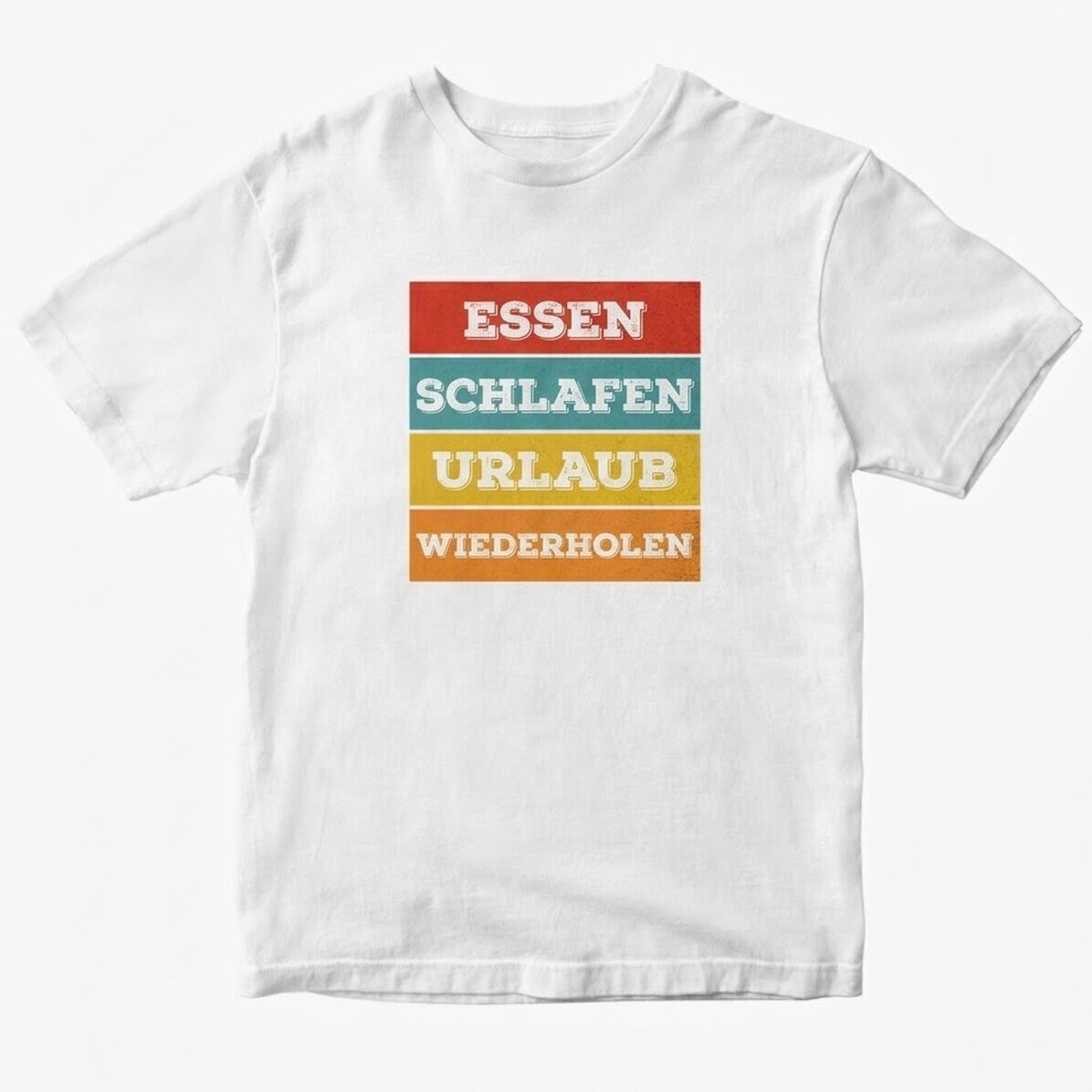 Personalisiertes T-Shirt mit Aufdruck – Eat. Sleep...