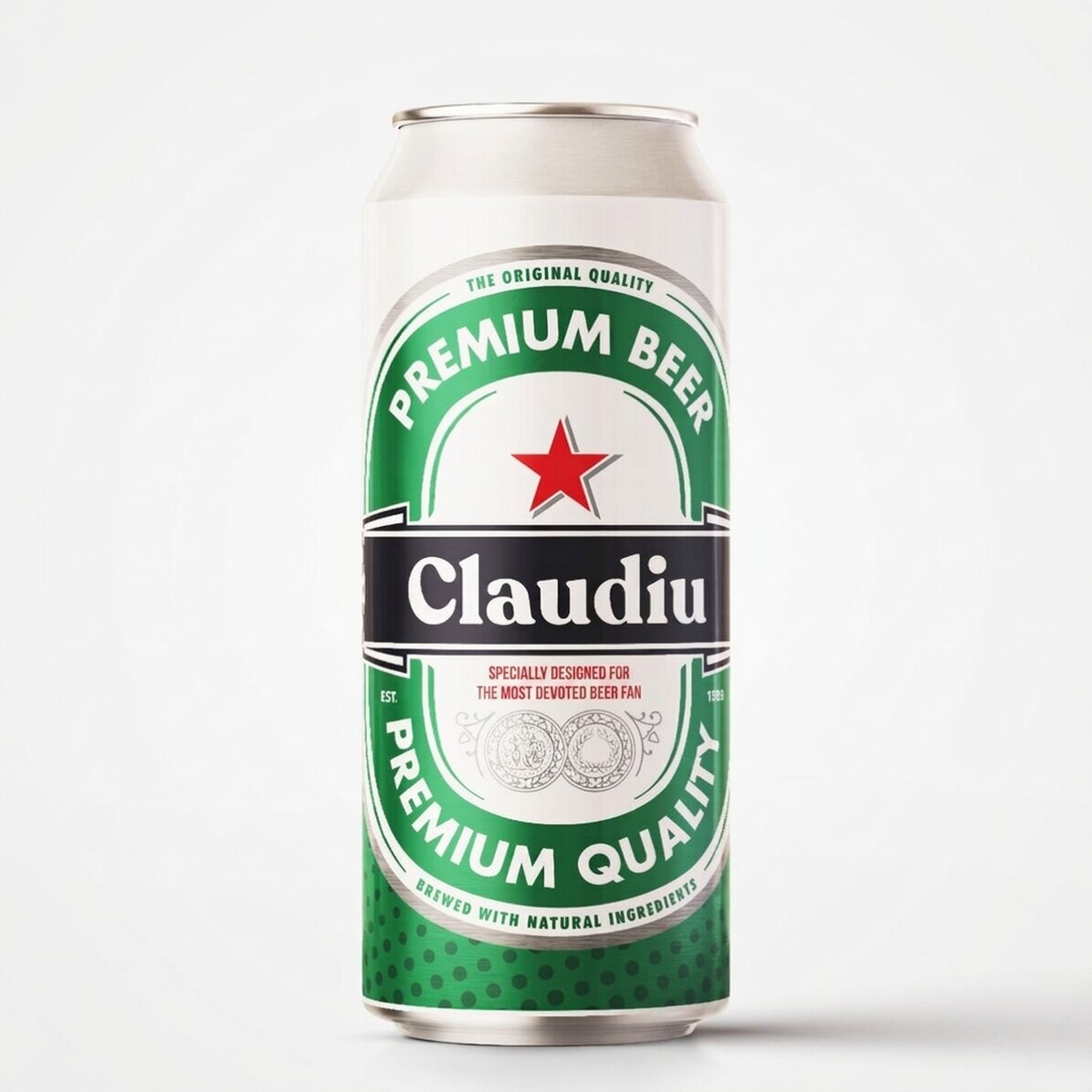 Bier in einer Dose mit individueller Beschriftung – Der treueste Bierfan