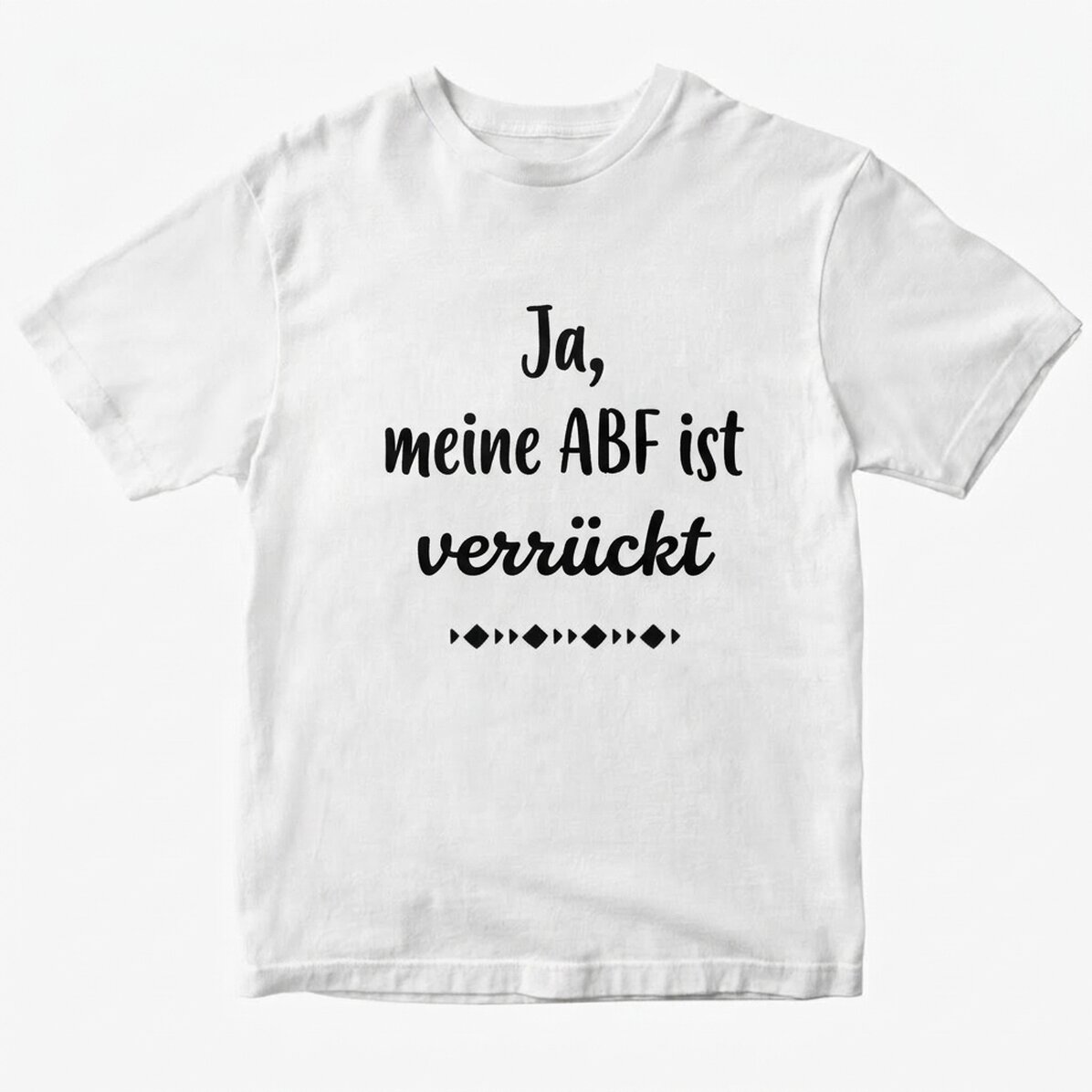 Personalisiertes T-Shirt mit Aufdruck – Crazy BFF