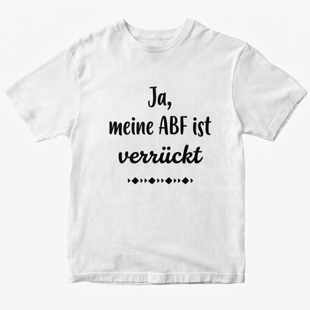 Personalisiertes T-Shirt mit Aufdruck – Crazy BFF