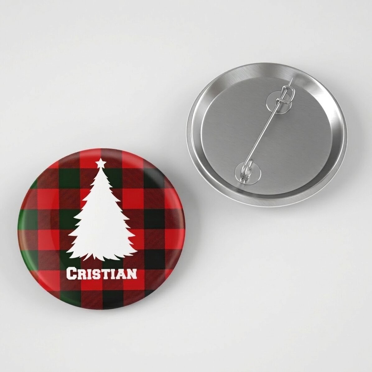 Personalisiertes Button mit Text – Brad