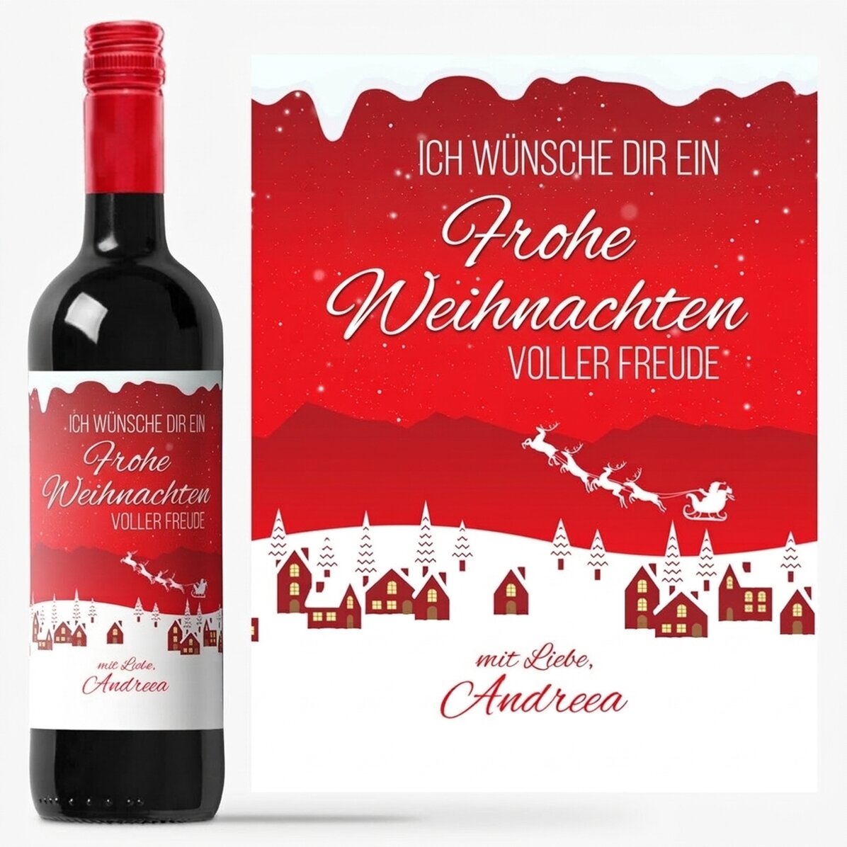 Wein mit persönlicher Botschaft – Der Zauber der Feiertage