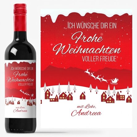 Wein mit persönlicher Botschaft – Der Zauber der Feiertage