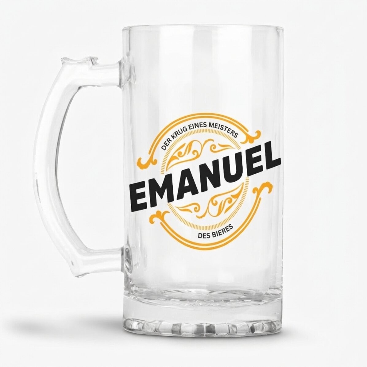 Ein Bierkrug, individuell mit deinem Namen versehen