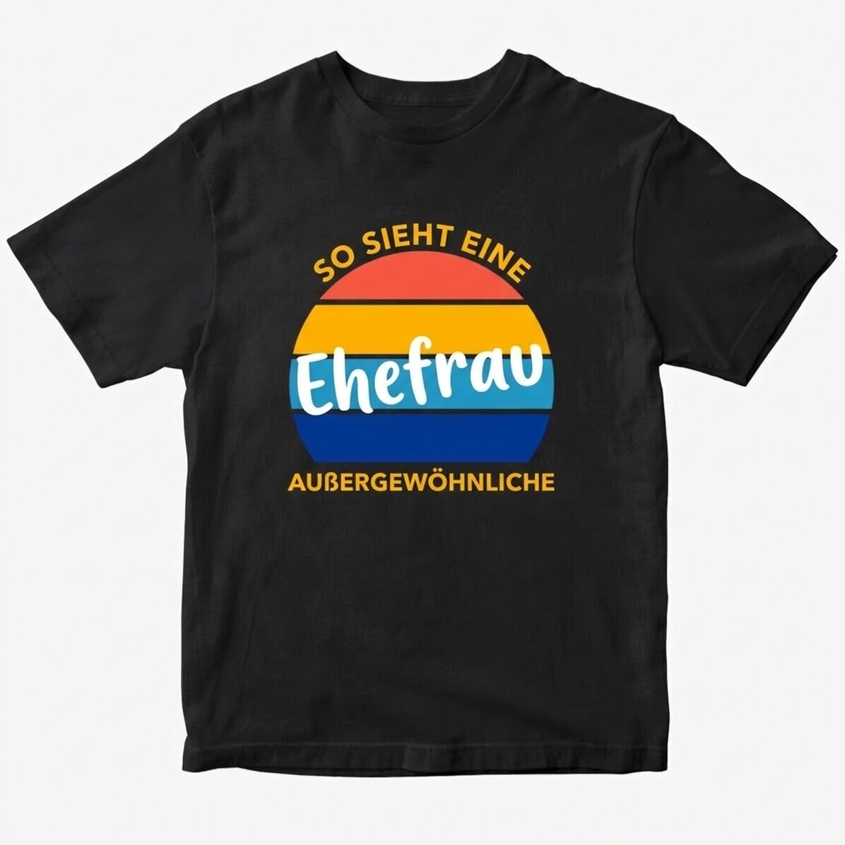 Personalisiertes Baumwoll-T-Shirt mit Aufdruck – Außergewöhnlich